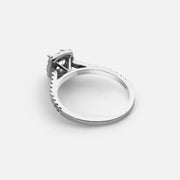 0.5ct Cushion Halo Ring