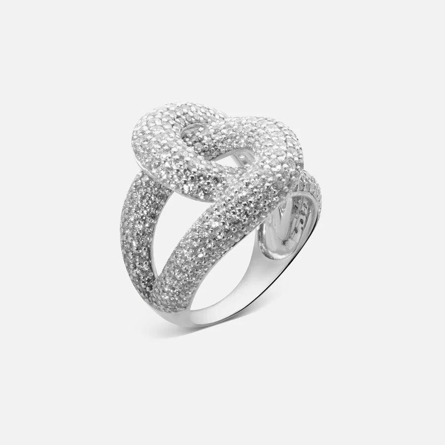 Diamond Knot Ring