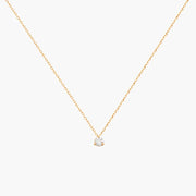 Diamond Solitaire Necklace