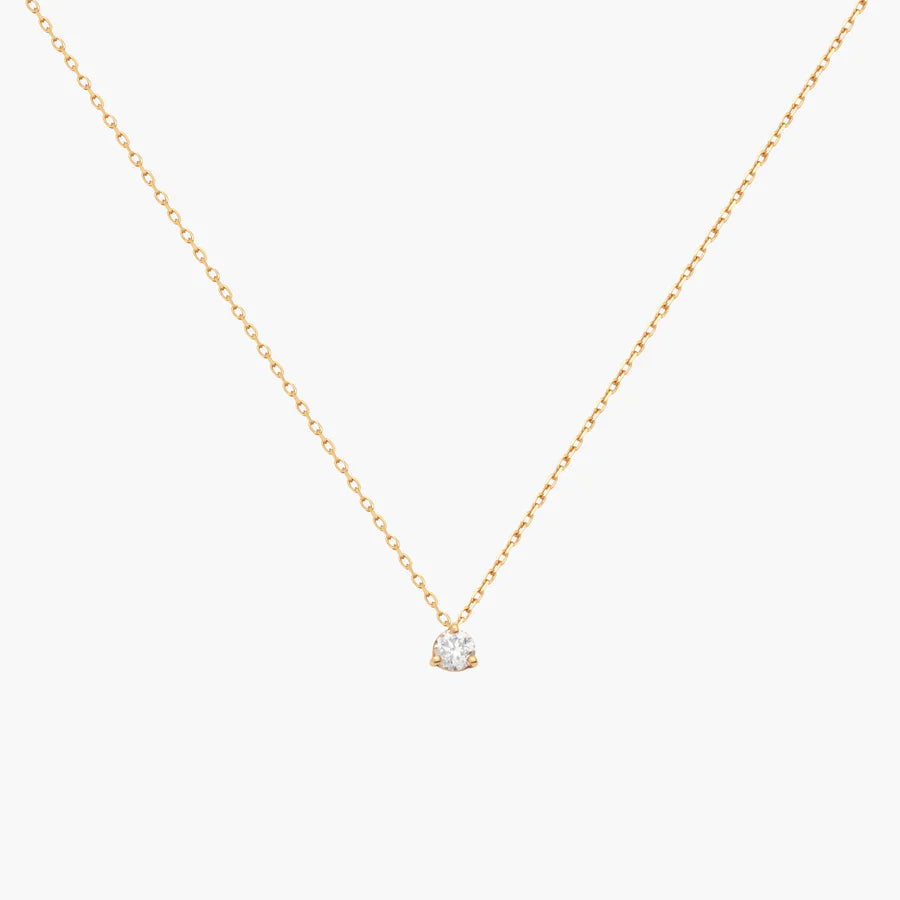 Diamond Solitaire Necklace