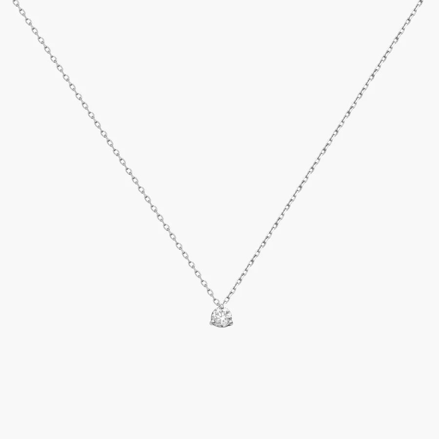 Diamond Solitaire Necklace
