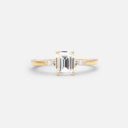 Emerald Cut 3 Diamond Ring
