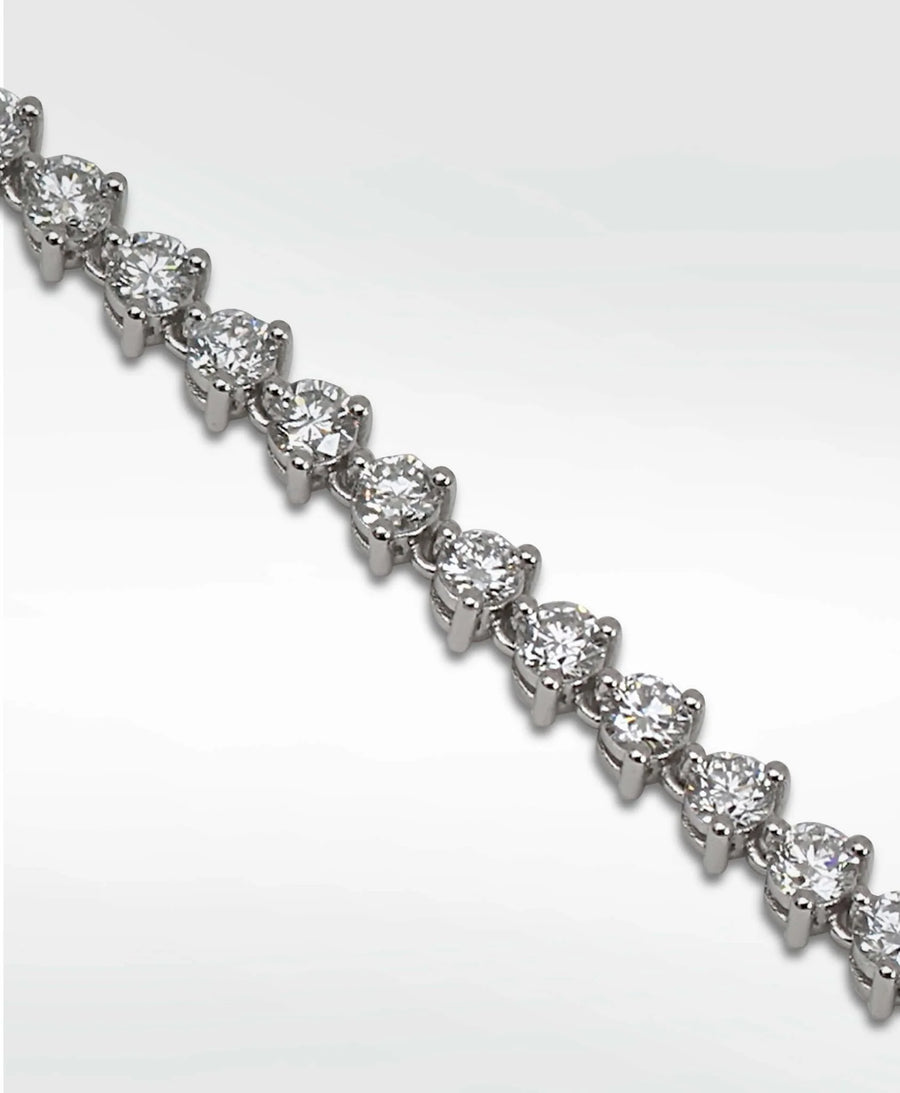 Modernist 3ct Diamond Tennis Bracelet