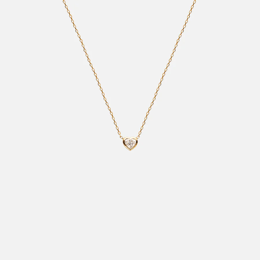 Heart Shape Diamond Necklace